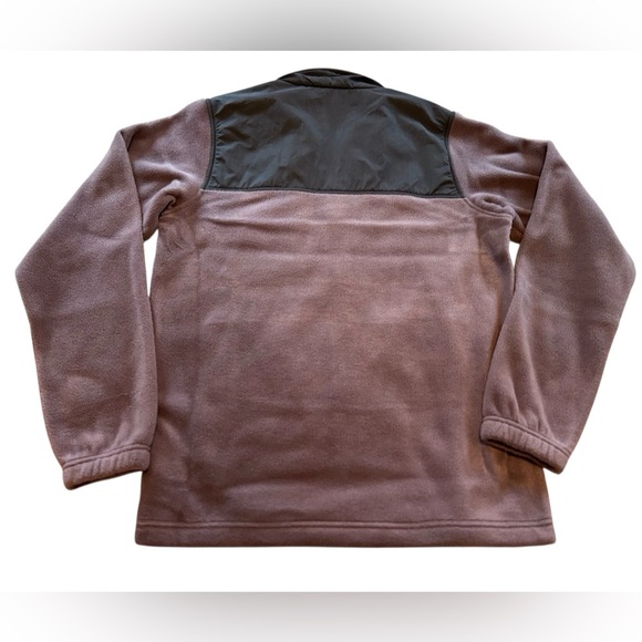 Columbia Men’s Granite Steens Mountain Overlay Fleece Jacket Black/Plum XM4487. - Picture 2 of 12